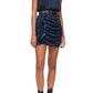 AllSaints Hali Tamora Snakeskin Print Dress in Royal Blue  Size 6 Us