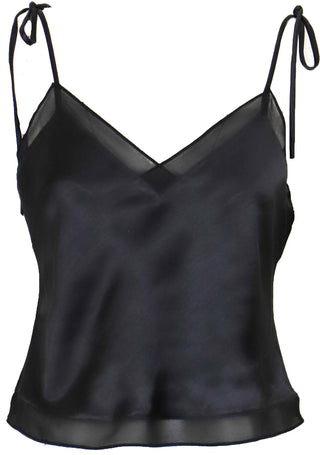 Lucy Paris - Women's Mayra Satin Mesh Tank Top