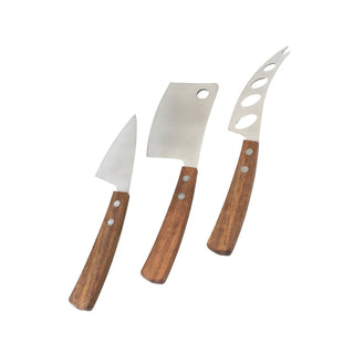 Creative Gifts International - Conjunto de 3 facas para queijo