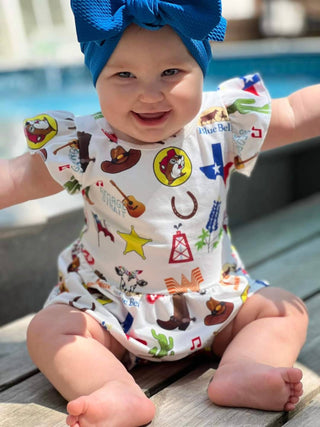 Sassy Kids Palace - Baby Tiny Texas Cutie Romper
