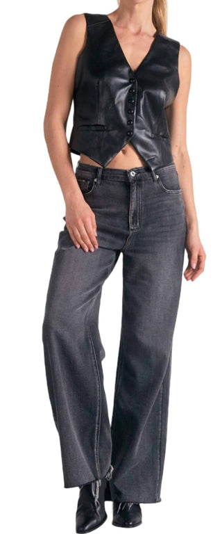 Elan - Colete com botões frontais