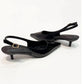 Ccocci - Women's Bell pointed toe kitten heel pumps