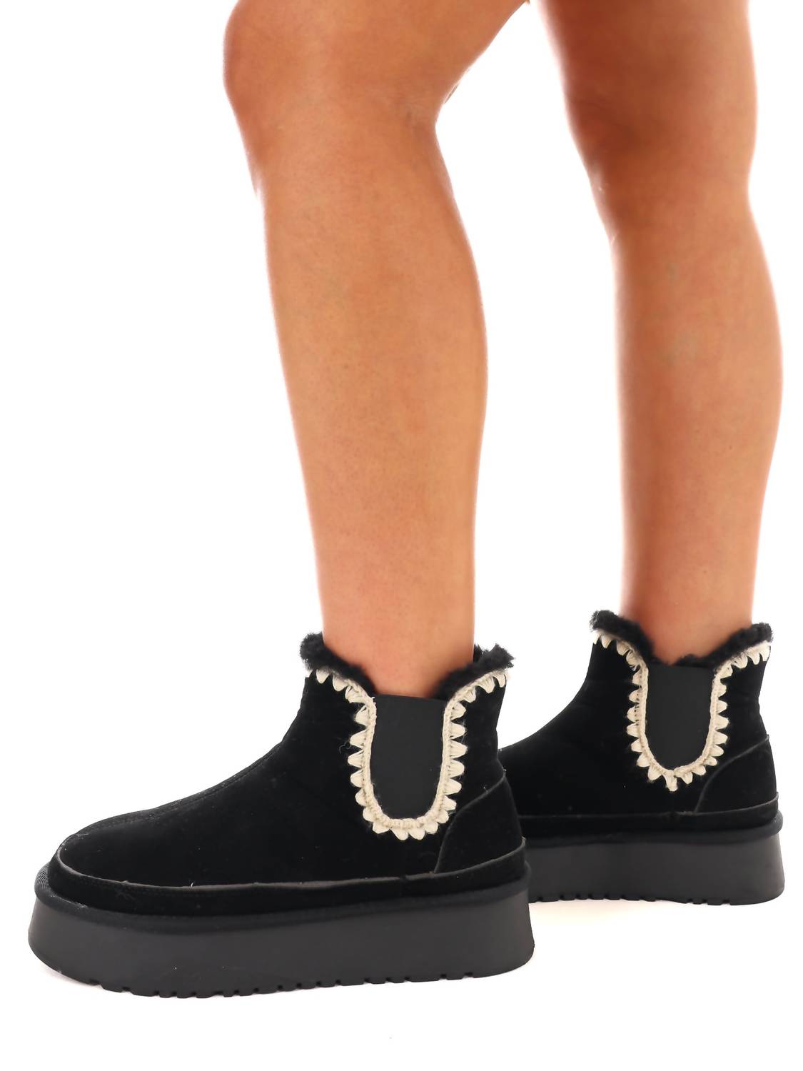 Ccocci - Women's Crochet Platform Boot