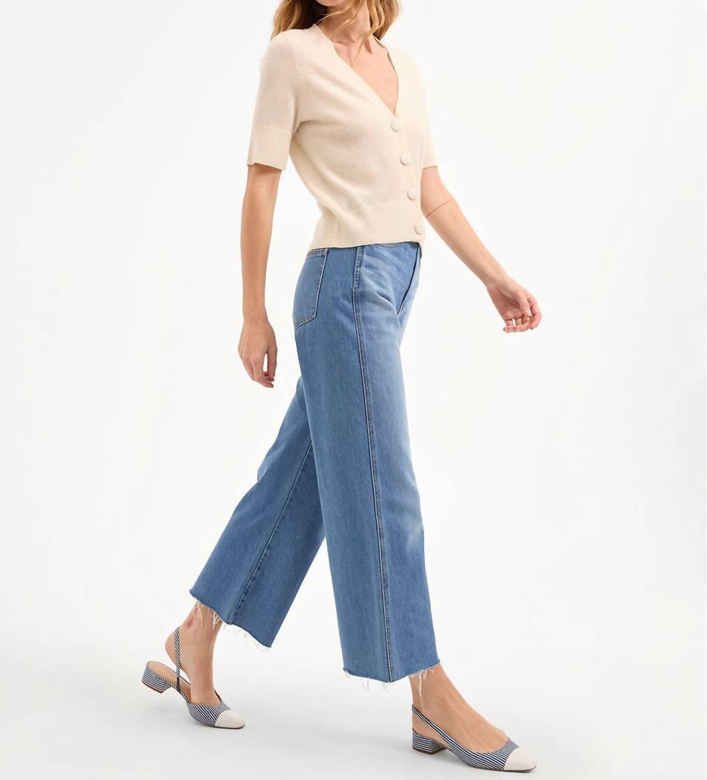 Veronica Beard - Solene Short Sleeve Cashmere Cardigan