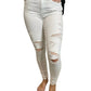 Judy Blue - Mid Rise Skinny Destroyed Jeans
