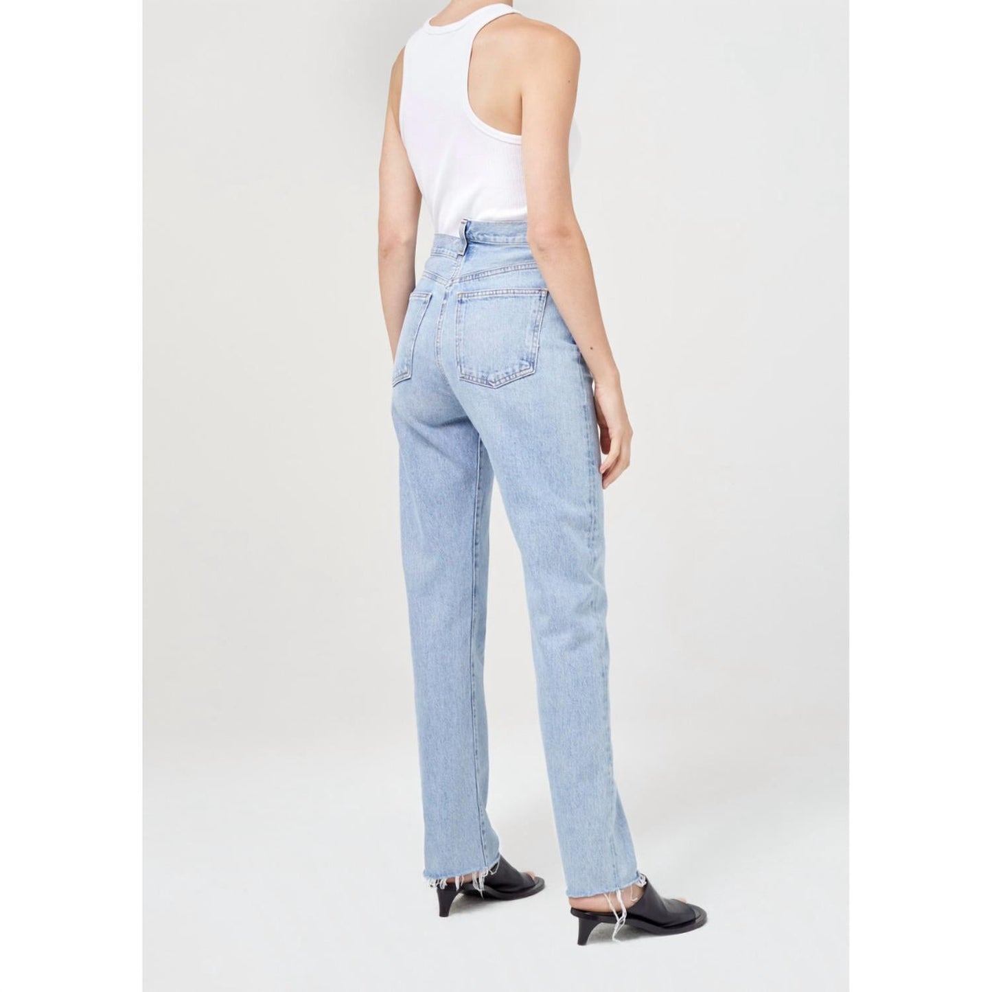 Agolde - Criss Cross Straight Leg Jeans