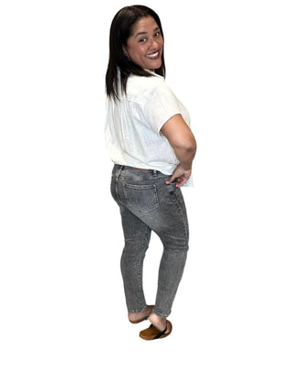 Judy Blue - Calça Jeans Slim Fit de Cintura Alta