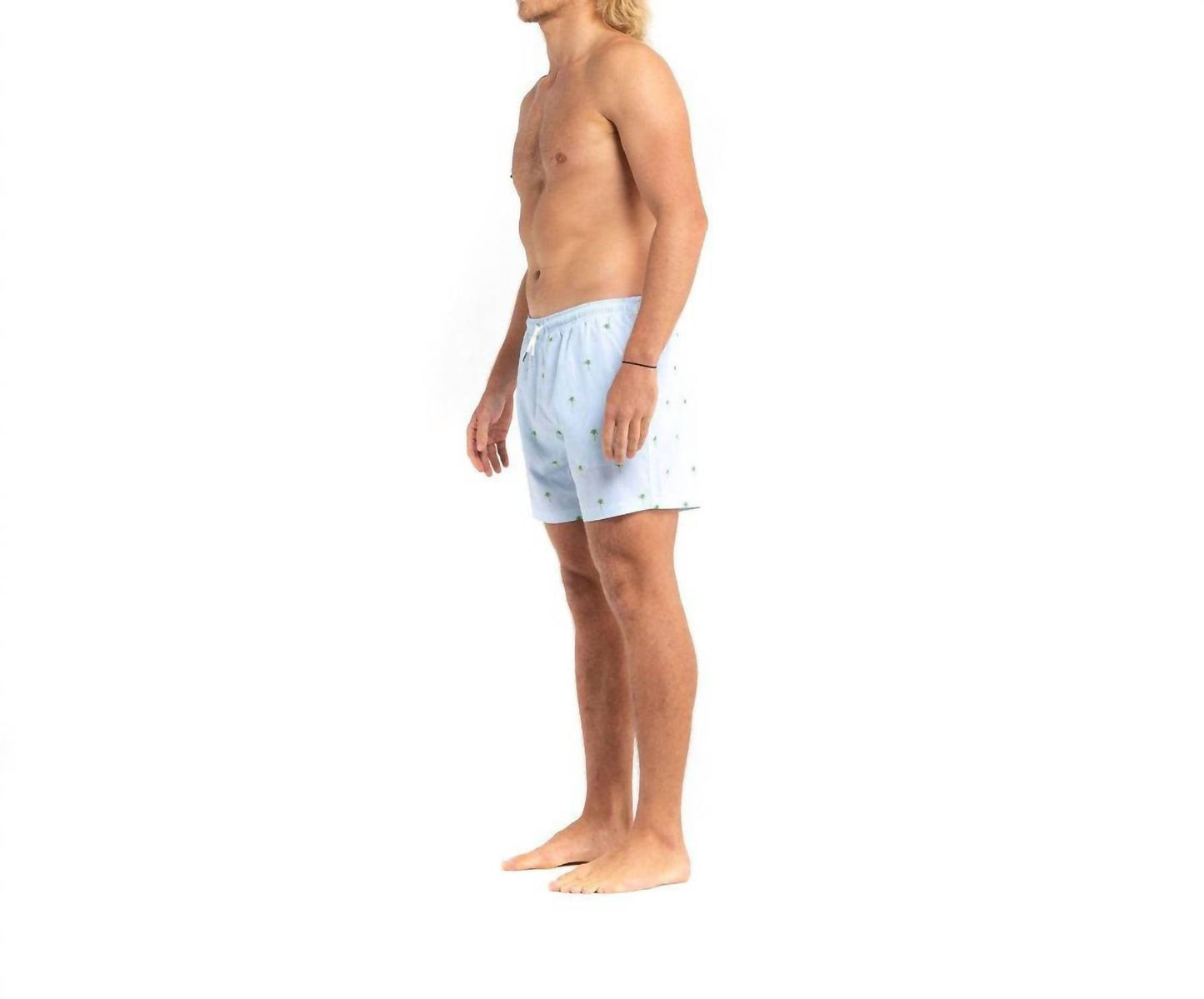 Bermies - Palm Stripes Swim Trunk