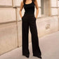 Attentif - High-Waisted Wide Leg Pants