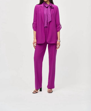 Joseph Ribkoff - Blazer quadrado de malha sedosa