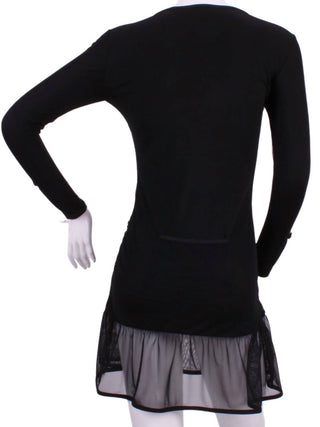 Love Love Tennis - Vestido de tênis Monroe Mesh de manga comprida