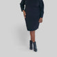 Donna Morgan - Long Sleeve Mini Sweater Dress - Plus