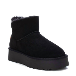 Xti - Botas de inverno femininas de camurça