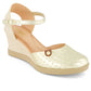 Andrea - Women's Wedge Ankle Strap Summer Shoes