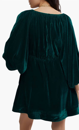Free People - Portia Velvet Mini Dress