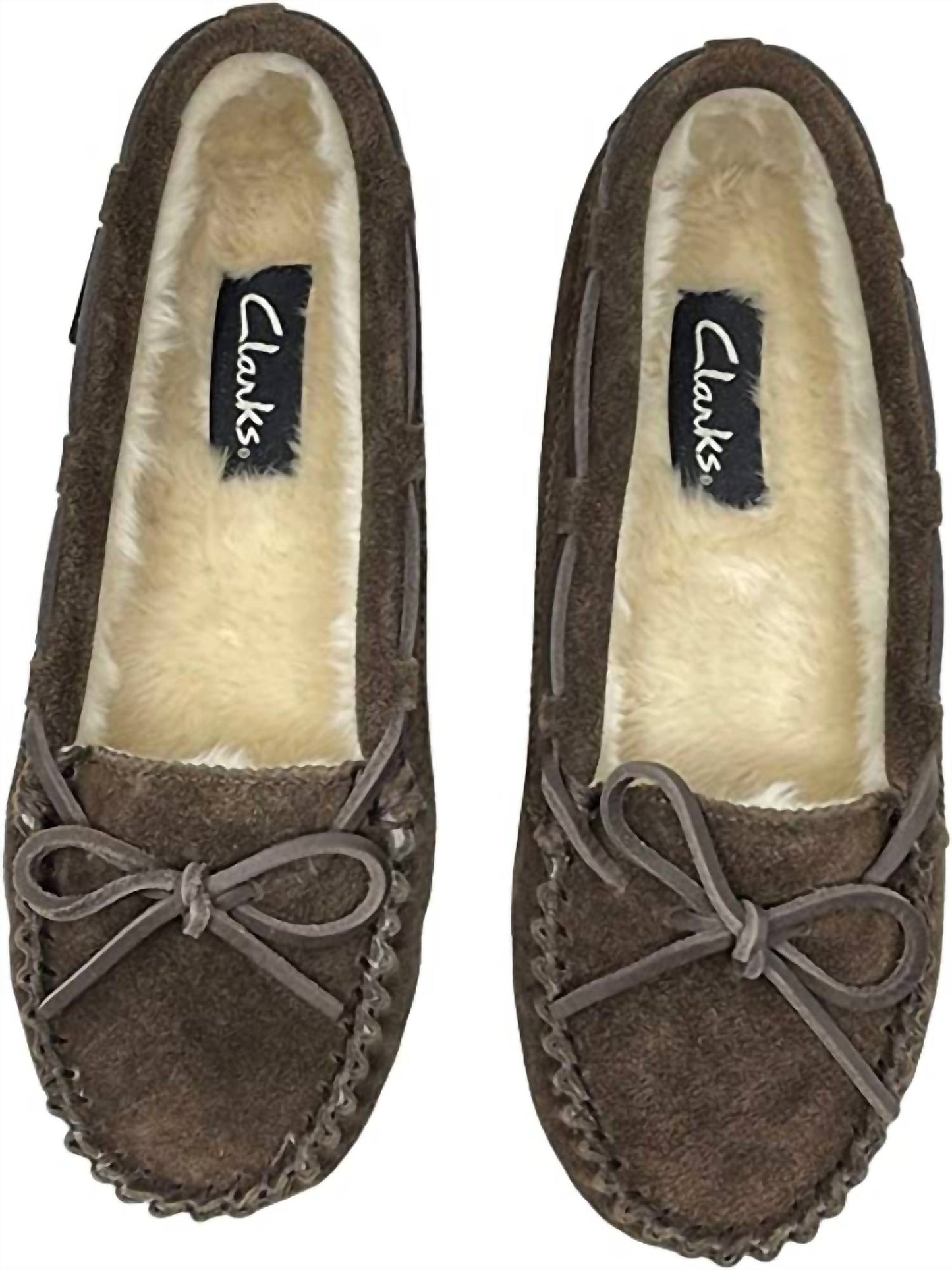 Clarks - Women's Suede Moccasin Slipper