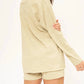 Project Social T - LONNIE BUTTON FRONT RIB LONGSLEEVE TOP
