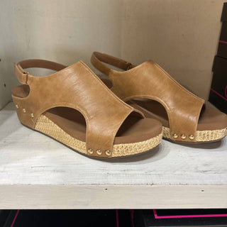 Corkys Footwear - Sandálias de cunha sólidas Volta II femininas