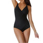 Miraclesuit - Amalfi Dd-cup Oceanus Underwire Surplice One Piece Swimsuit