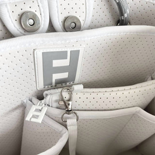 Five Love - Bolsa tote pequena para remo de pickleball feminino Courtside