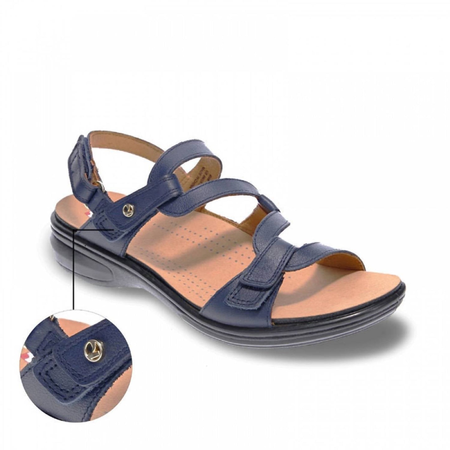 Revere - Women's Emerald 3 Strap Sandals