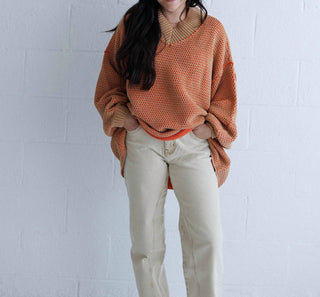 Free People - Suéter Maisie com decote em V