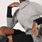 Apricot - Cozy Chic Sweater Dress