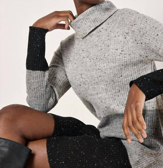 Apricot - Cozy Chic Sweater Dress