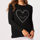 French Kyss - Heart Scoop Neck Top