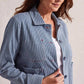 Tribal - Long Sleeve Button Up Jacket