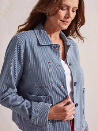 Tribal - Long Sleeve Button Up Jacket