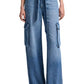 7 For All Mankind - Dream Cargo Palazzo Denim Jeans