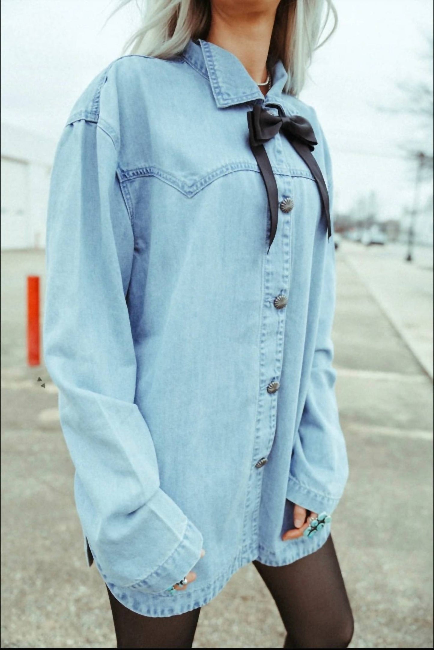 2Flyco - Homesteader Denim Button Up