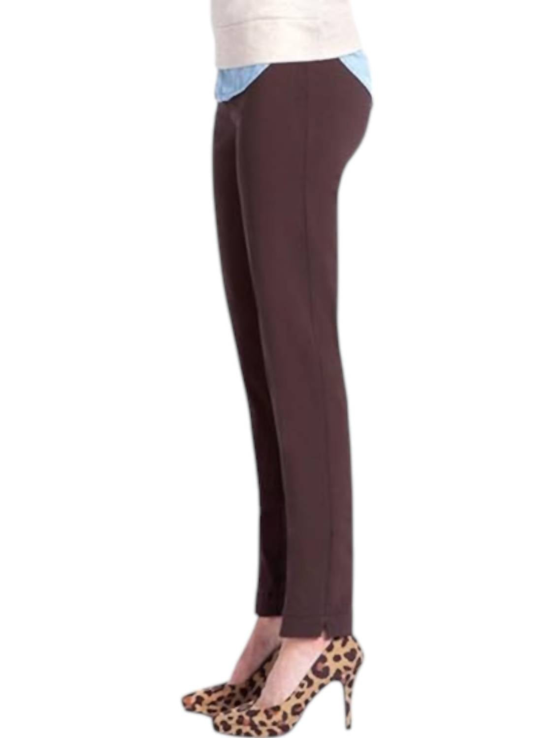Multiples - Narrow Pull-on Straight Leg Pant