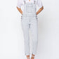 Judy Blue - Railroad Striped Slim Boyfriend Overalls