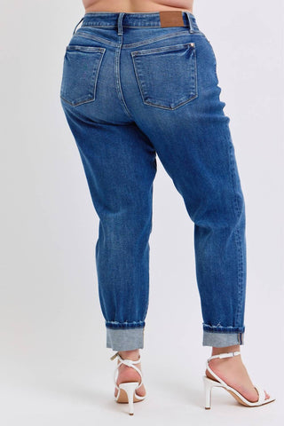 Judy Blue - Calça Jeans Boyfriend Cintura Média