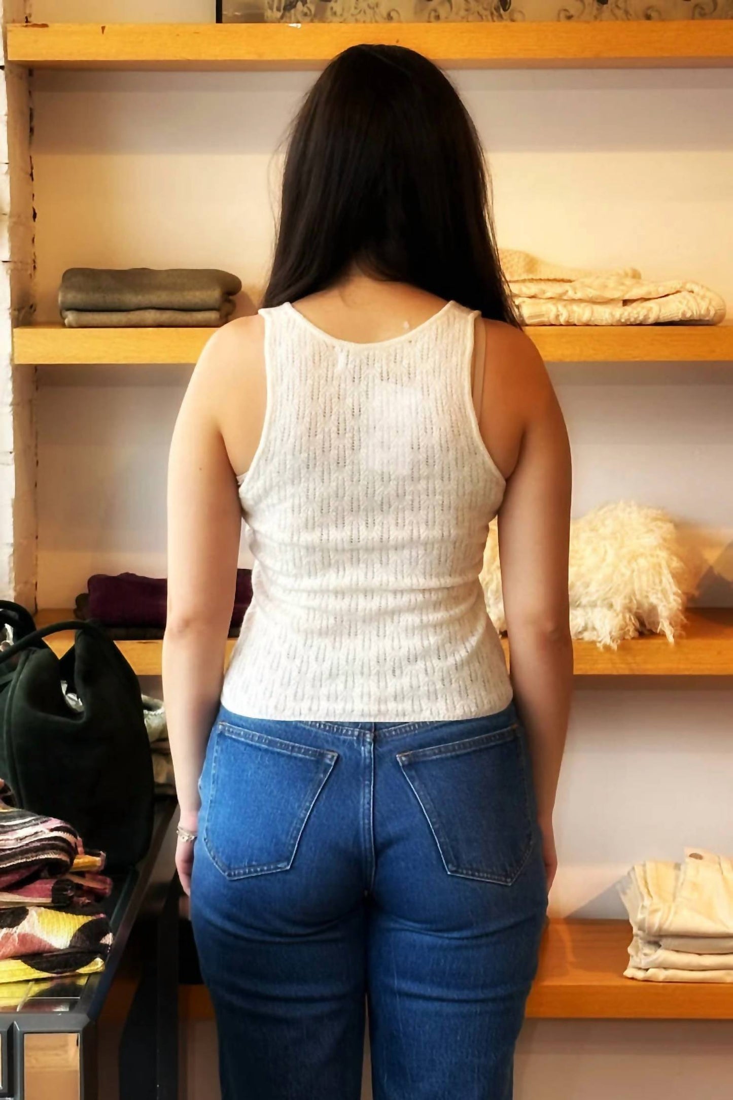 Naadam - Cashmere Pointelle Tank Top