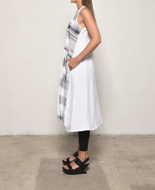 Simply Mila - Vestido de linho sem mangas