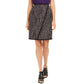 Calvin Klein Women s Tweed Front-Overlap Skirt Black Size 10