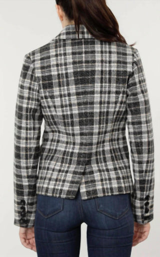 Dolce Cabo - Blazer xadrez abotoado duplo