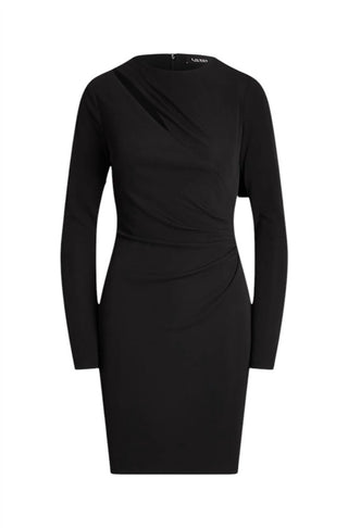Ralph Lauren - VESTIDO DE COCKTAIL DE JERSEY ELÁSTICO PLISSADO