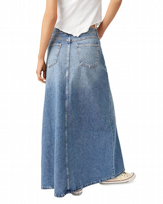 Free People - Saia longa jeans Come As You Are