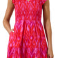 Sugarlips - Blevin Ikat Smocked Tiered Maxi Dress