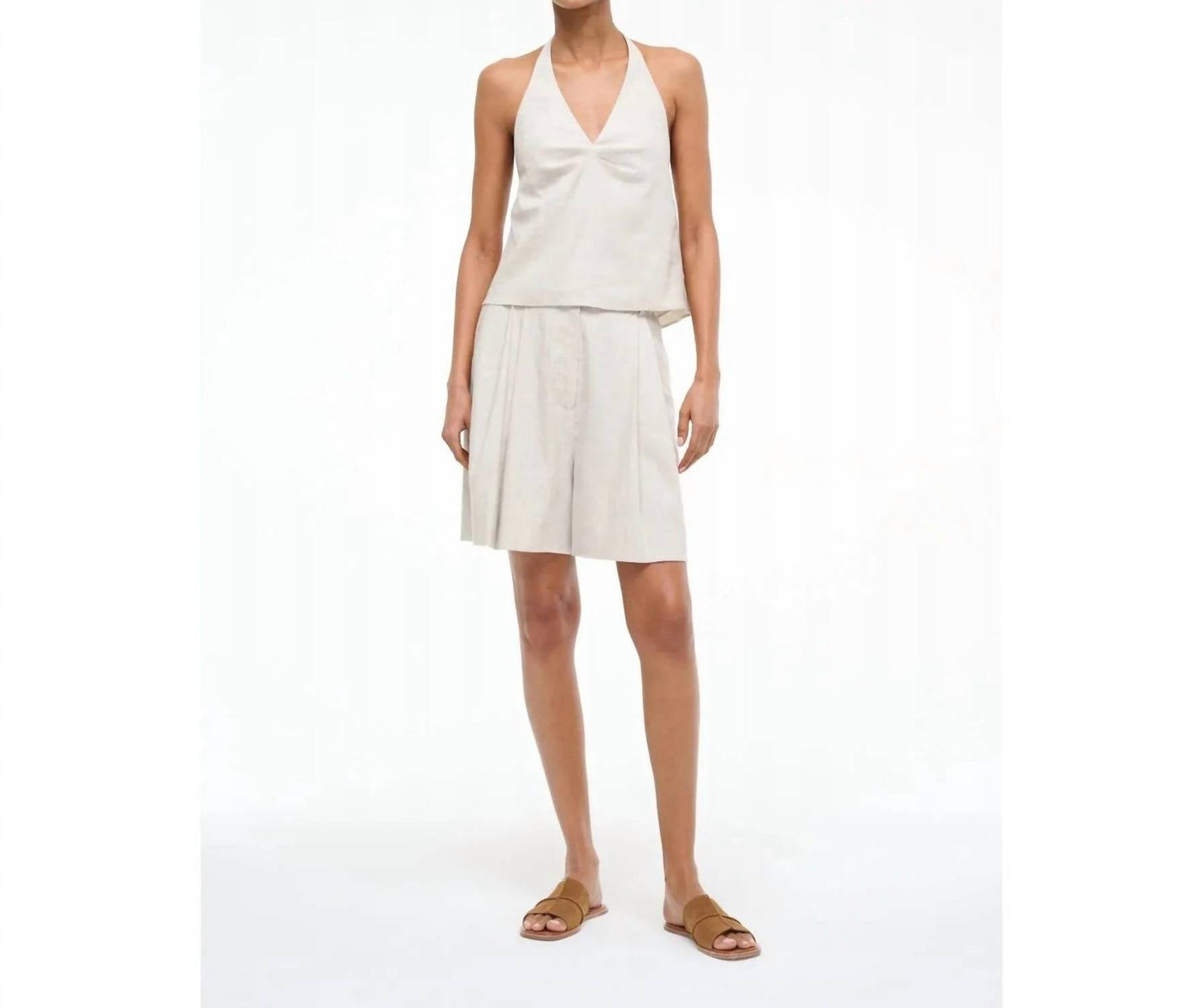 Staud - Cruz Linen Shorts