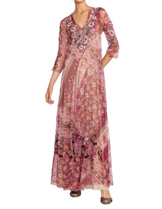 Johnny Was - Vestido de malha Cardinal