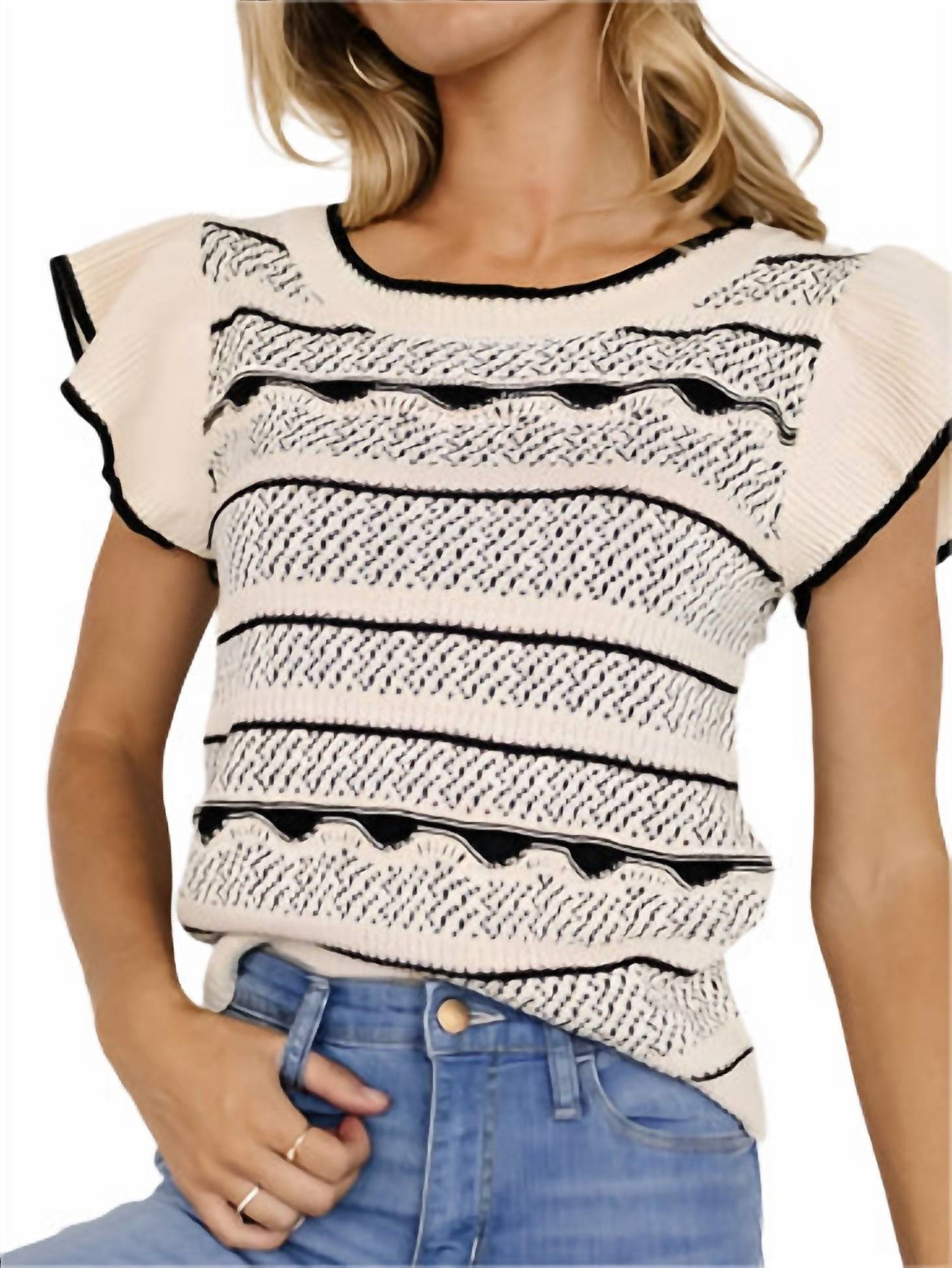 Andree By Unit - Women's Simple Nights Flutter Top