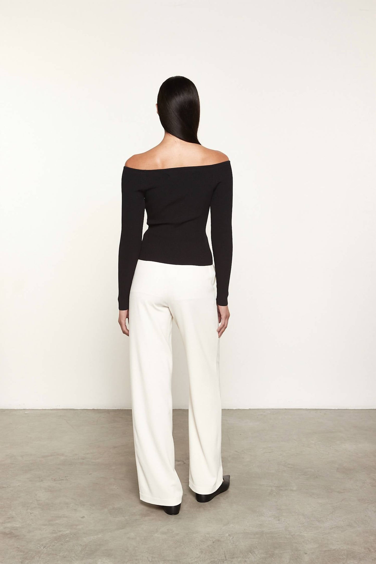 Enza Costa - SOFT STRUCTURE KNITTED OFF SHOULDER