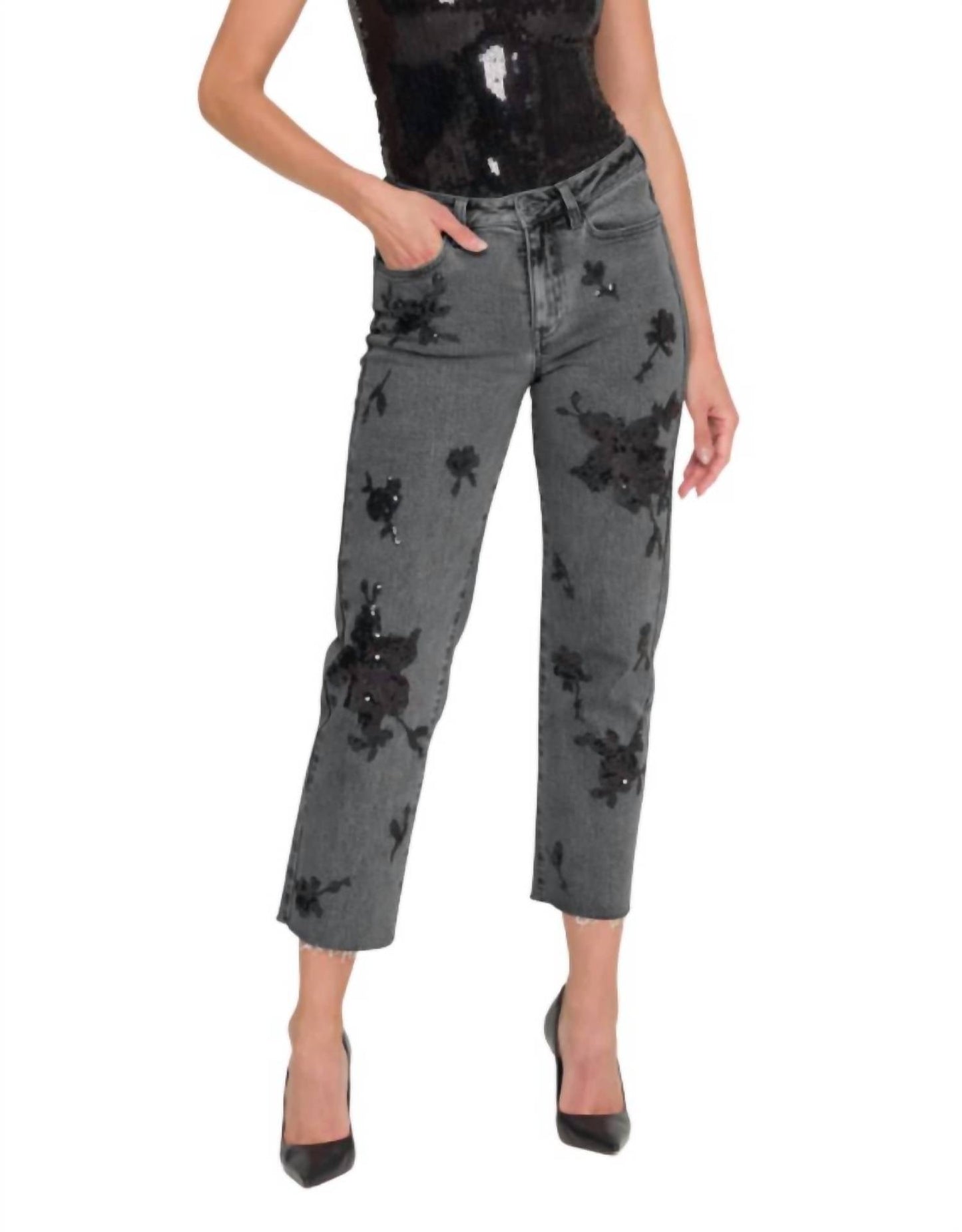 Generation Love - Bella Sequin Embellished Jeans