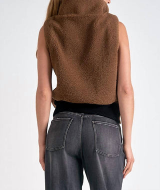 Elan - Zip Up Two Tone Vest