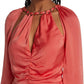 Veronica Beard - Yulita Cut Out Silk Blend Top